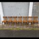 Lot de 8 chaises bistrot bois