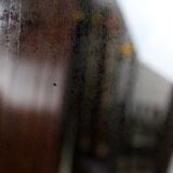 Asymmetrical mirror brass 60x31cm