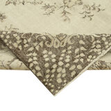 Tapis beige oriental unique fait à la main 208 cm x 310 cm