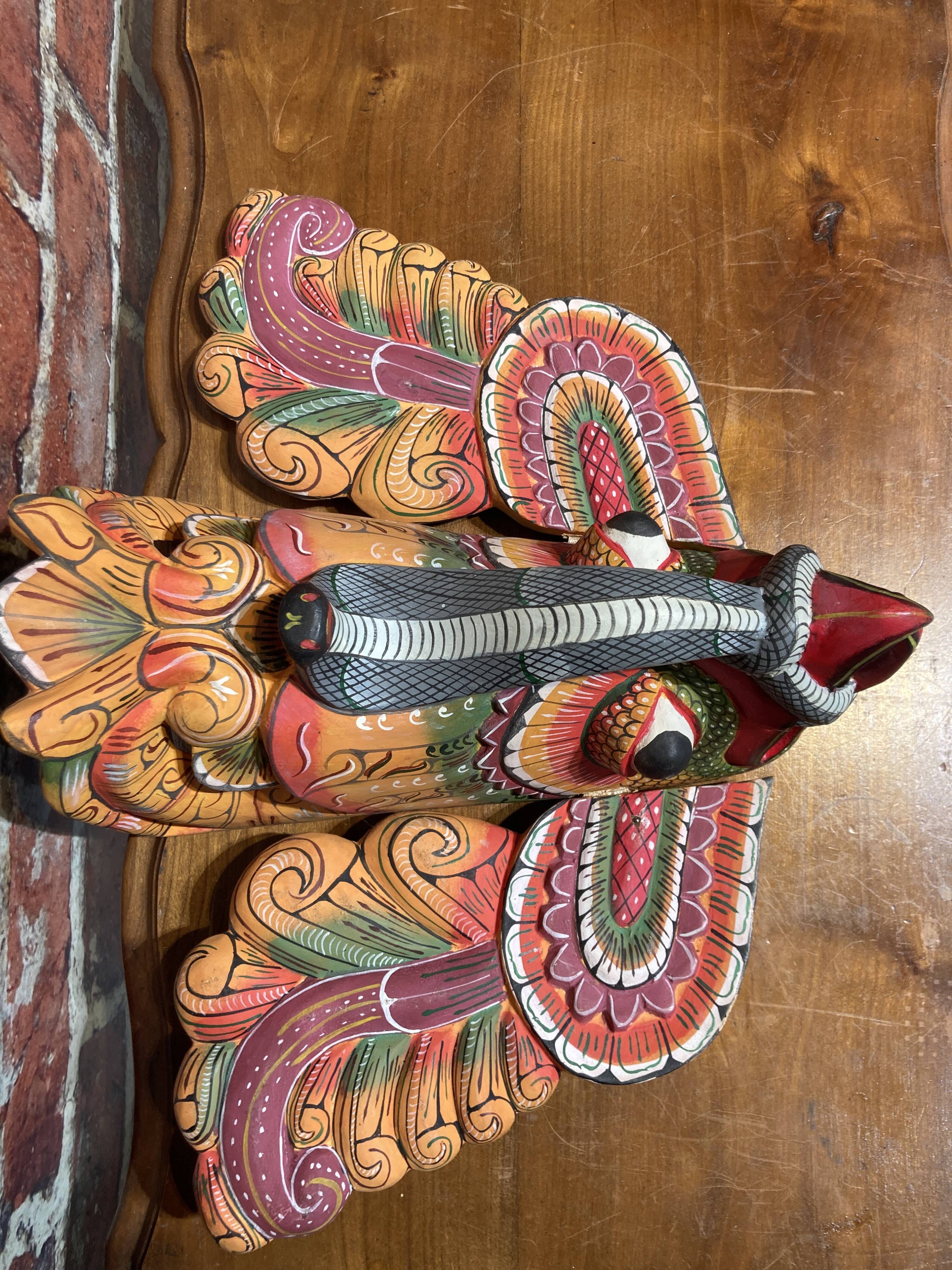 South America wooden wall mask