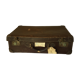Suitcase box vintage with labels
