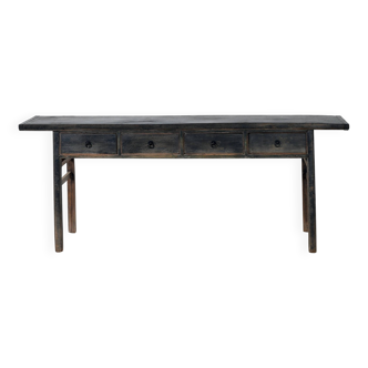 Moyi - Ancient Chinese console with drawers in elm no. 1