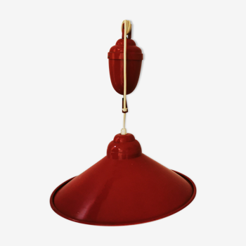 Hanging lamp with weight