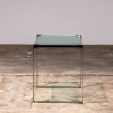 Peter Draenert Model 1022 Side table - Chrome & Glass, Germany 1960