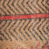 3x10 Red & Cream Hallway Persian Runner Rug, 80x301Cm