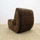Italian velvet lounge chair, 1970s