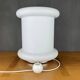 Mid-century floor lamp in white glass, Italy, 1970s.