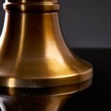 Table Lamp with Brass Base and Murano Glass