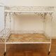 Vintage wrought iron serving trolley from the 1970s