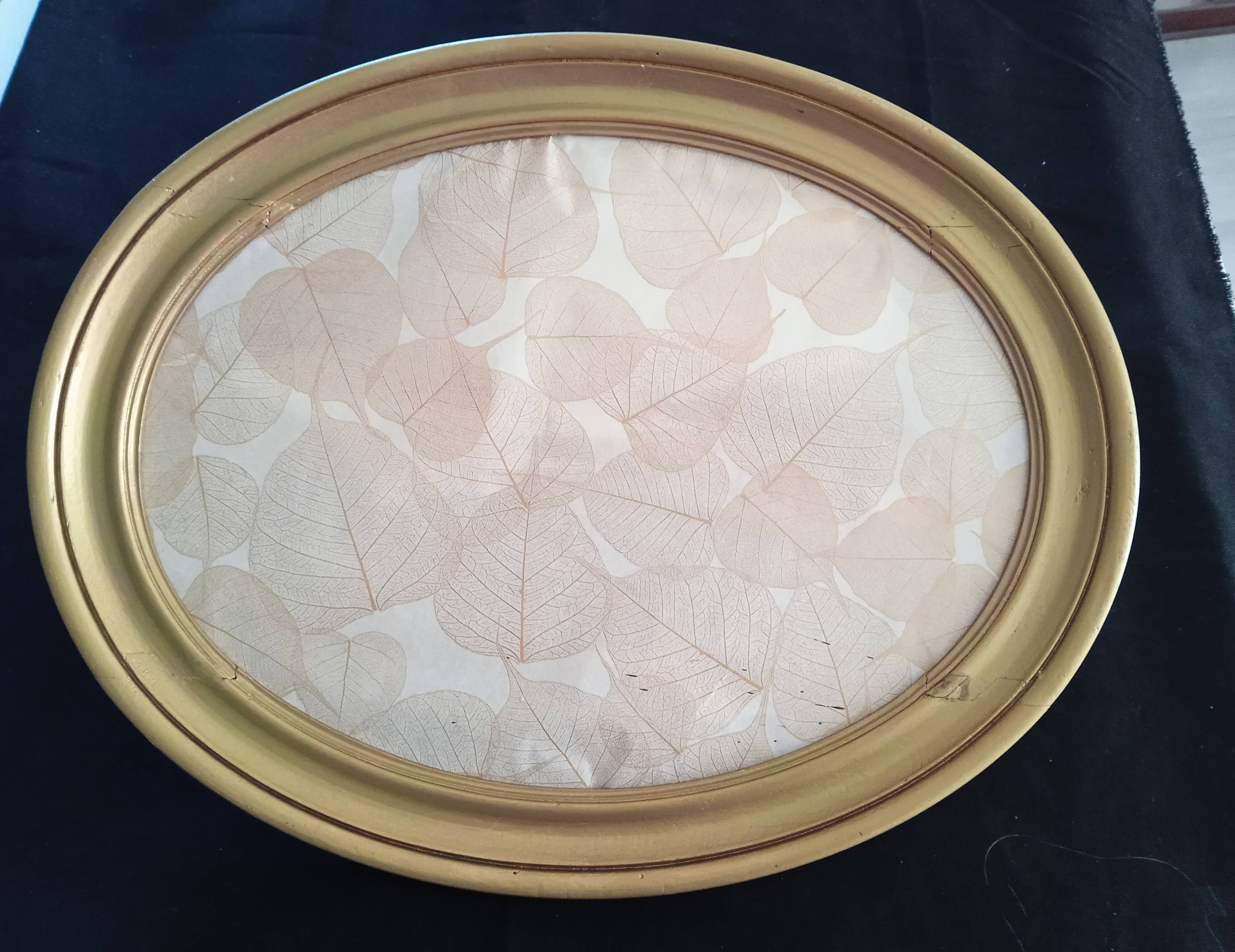 Frame in gilded wood late nineteenth