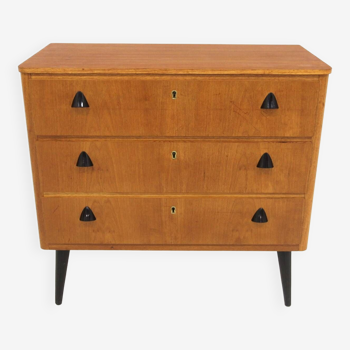 Scandinavian teak chest of drawers, Sweden, 1960