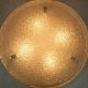 large kaiser leuchten CEILING FIXTURE flush mount thick ice glass