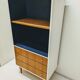 Vintage wooden storage cabinet / chest of drawers spindle feet / bookcase / column