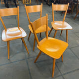Suite of 4 Scandinavian chairs
