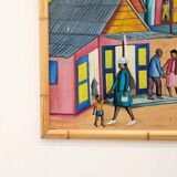 Vintage Naive Art Painting SKU: 4260302