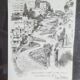Engraving by Don Davey The Crookedest Street in the World San Francisco 1977