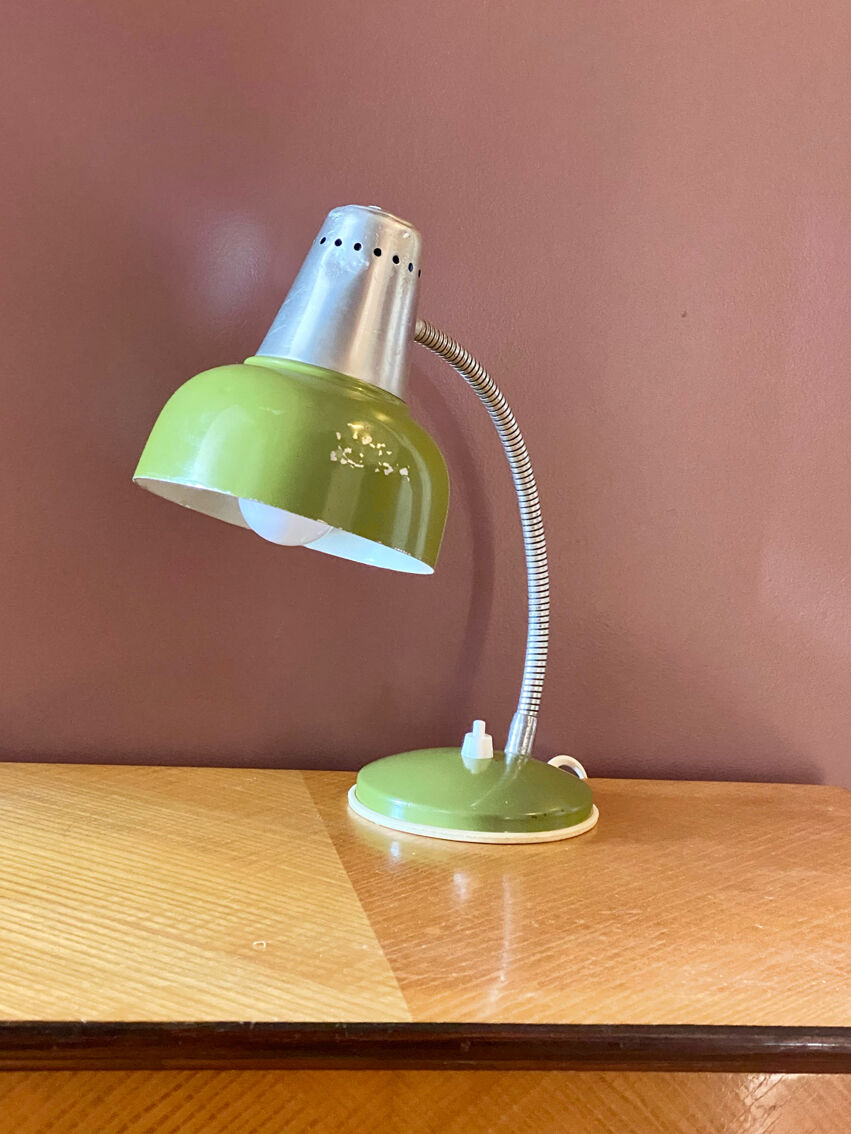 Lampe de bureau vintage Targetti Sankey , lampe articulée | Selency