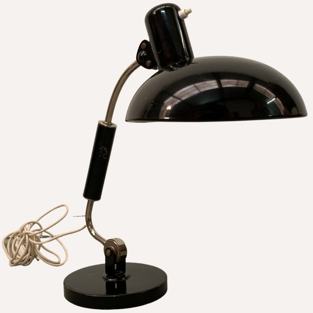 Bauhaus desk lamp by Christian Dell for Koranda, Vienna Austria.
