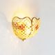 Gilt brass and crystal glass 'basket' wall light by Palwa, Germany 1960s