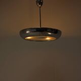 1930s Bauhaus / Functionalist Chrome UFO Chandelier by Napako
