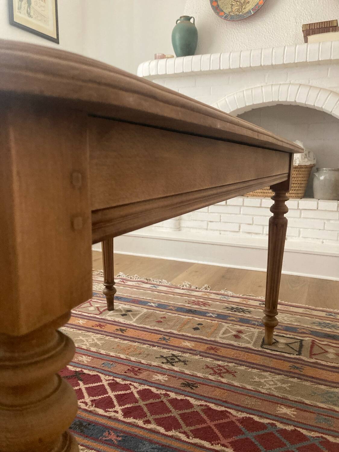 Antique solid oak table
