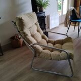 Tubular armchairs from the 70s