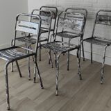 6 Industrial Tolix chairs