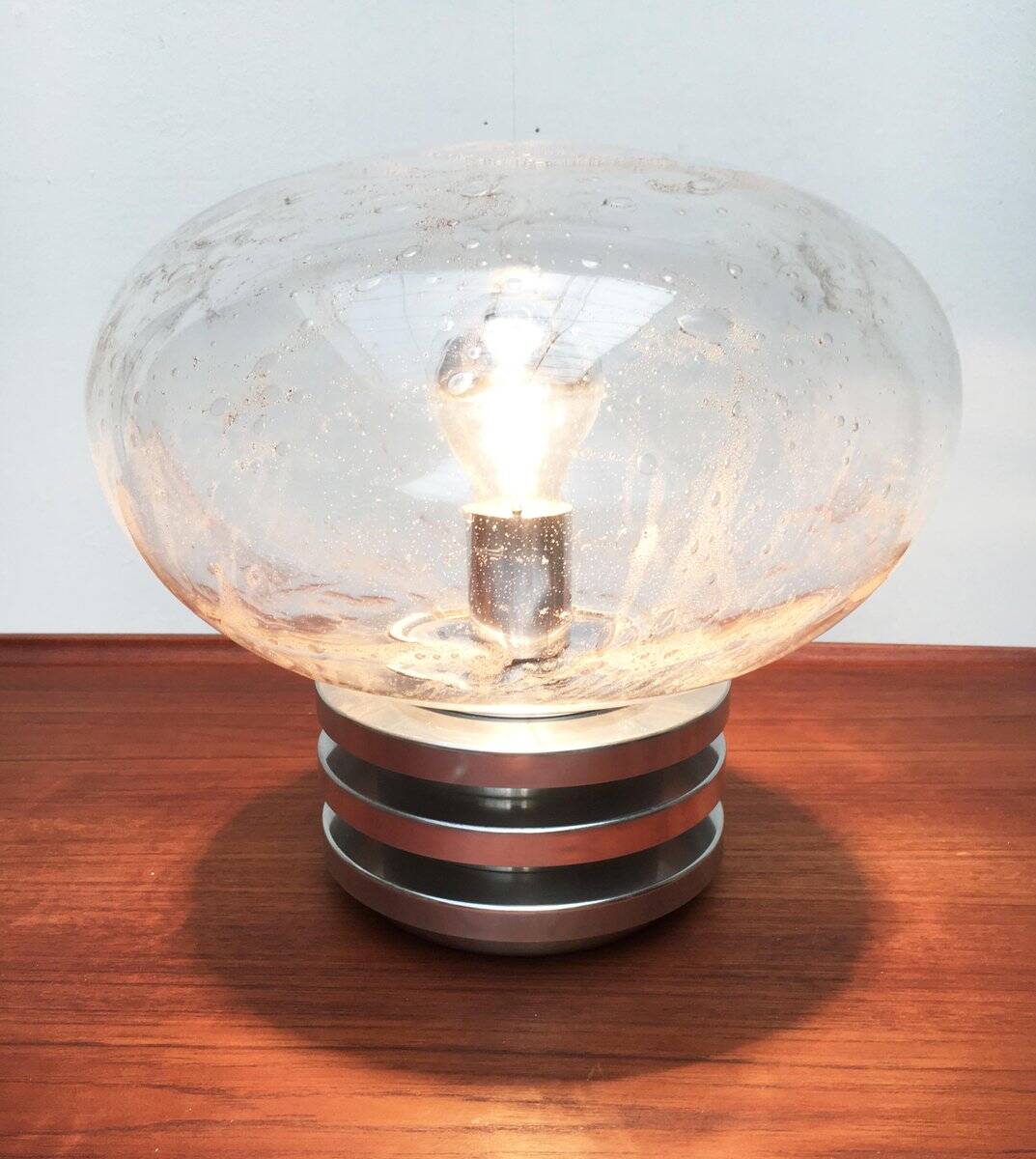 Mid-Century German Bulb Table Lamp from Doria Leuchten, 1970s