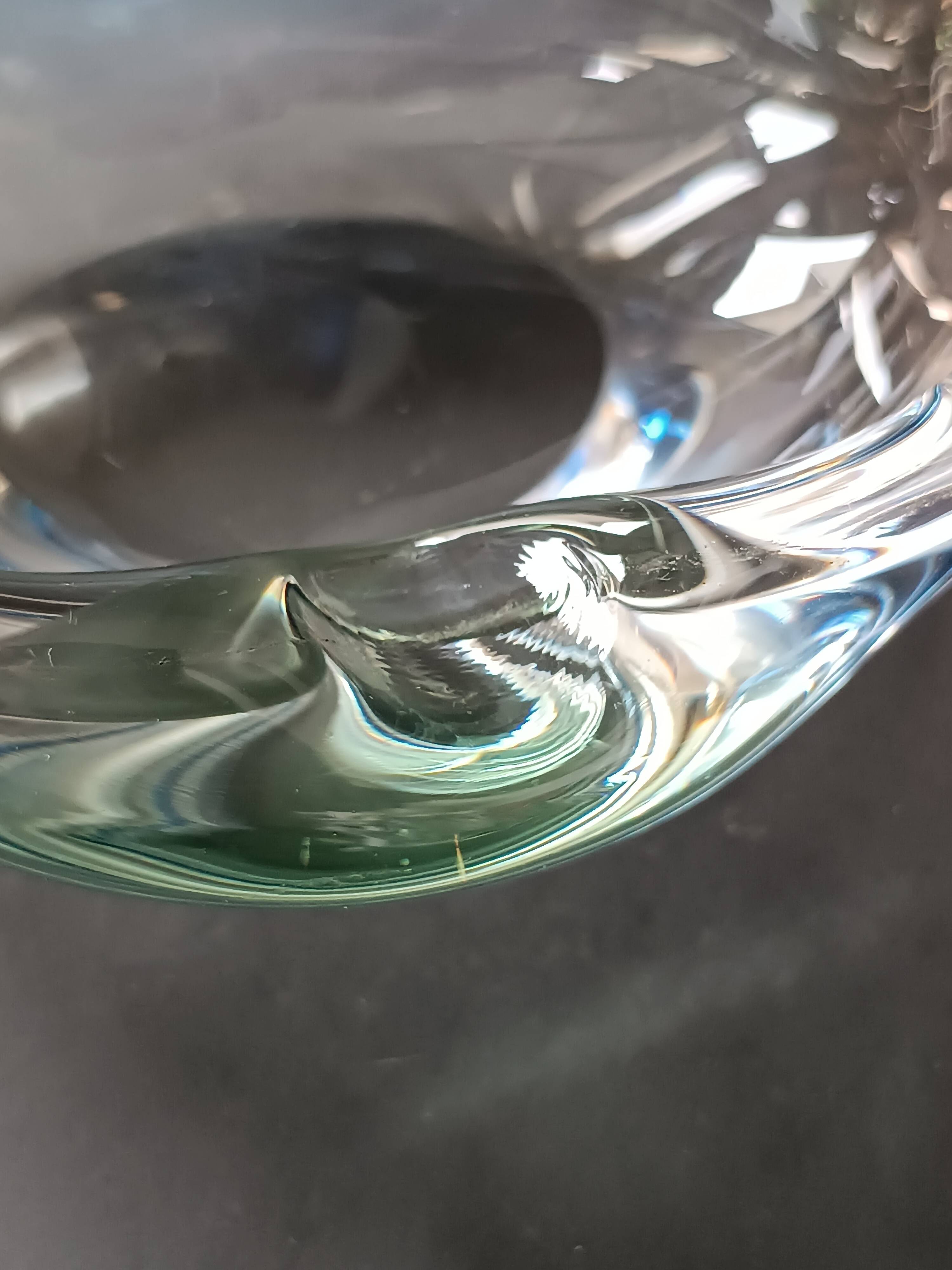 Vintage free-form Murano glass ashtray