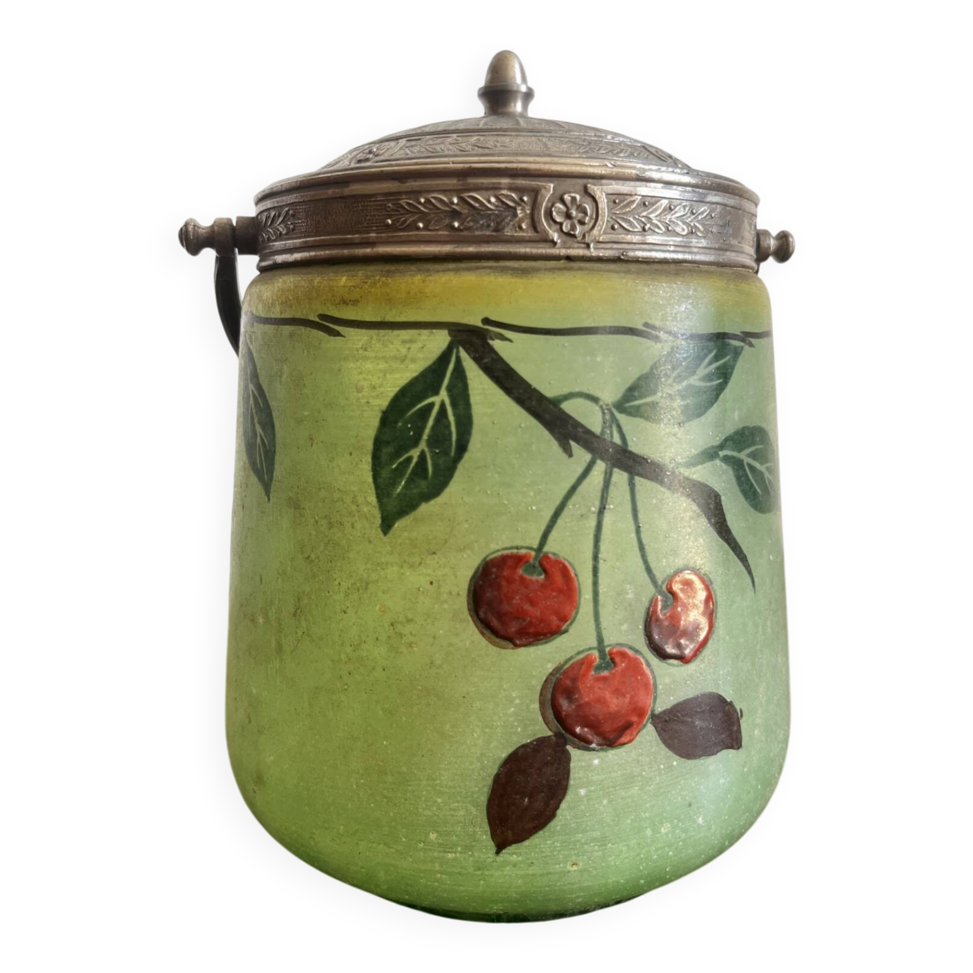 Antique biscuit jar