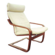 Fauteuil Poang et son ottoman