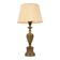Grande lampe de table en laiton de style classique Empire français