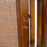 Screen fake bamboo in caning of Wicker France 1950