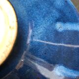 Pique fleur en grès bleu de Taizé