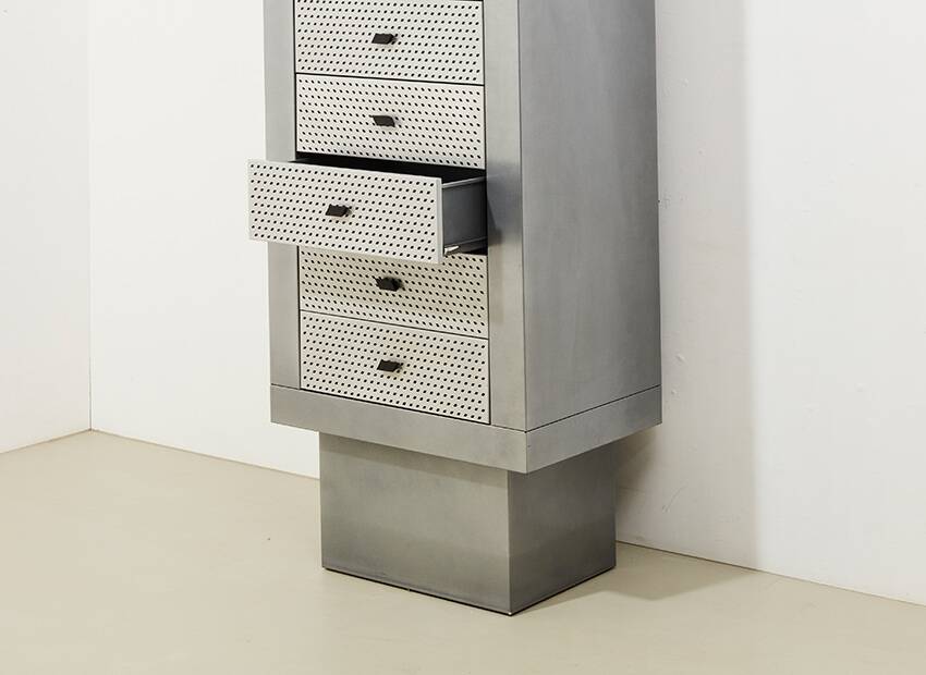 Rare Commode Matteo Thun Settimanale pour Bieffeplast Italie 1985