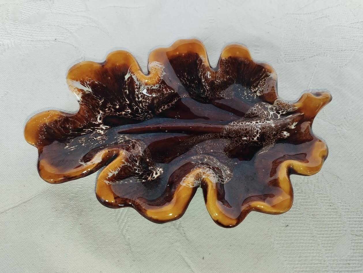 Vintage Vallauris leaf catchall – Ceramic – 1960s