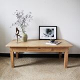 Table basse de ferme en bois