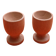 Two shells on foot shower turned wood raw finish