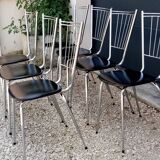 Lot of 7 chairs 60/70s