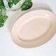Oval dish in pink ceramic, art deco, 1930, digoin, french manufacture