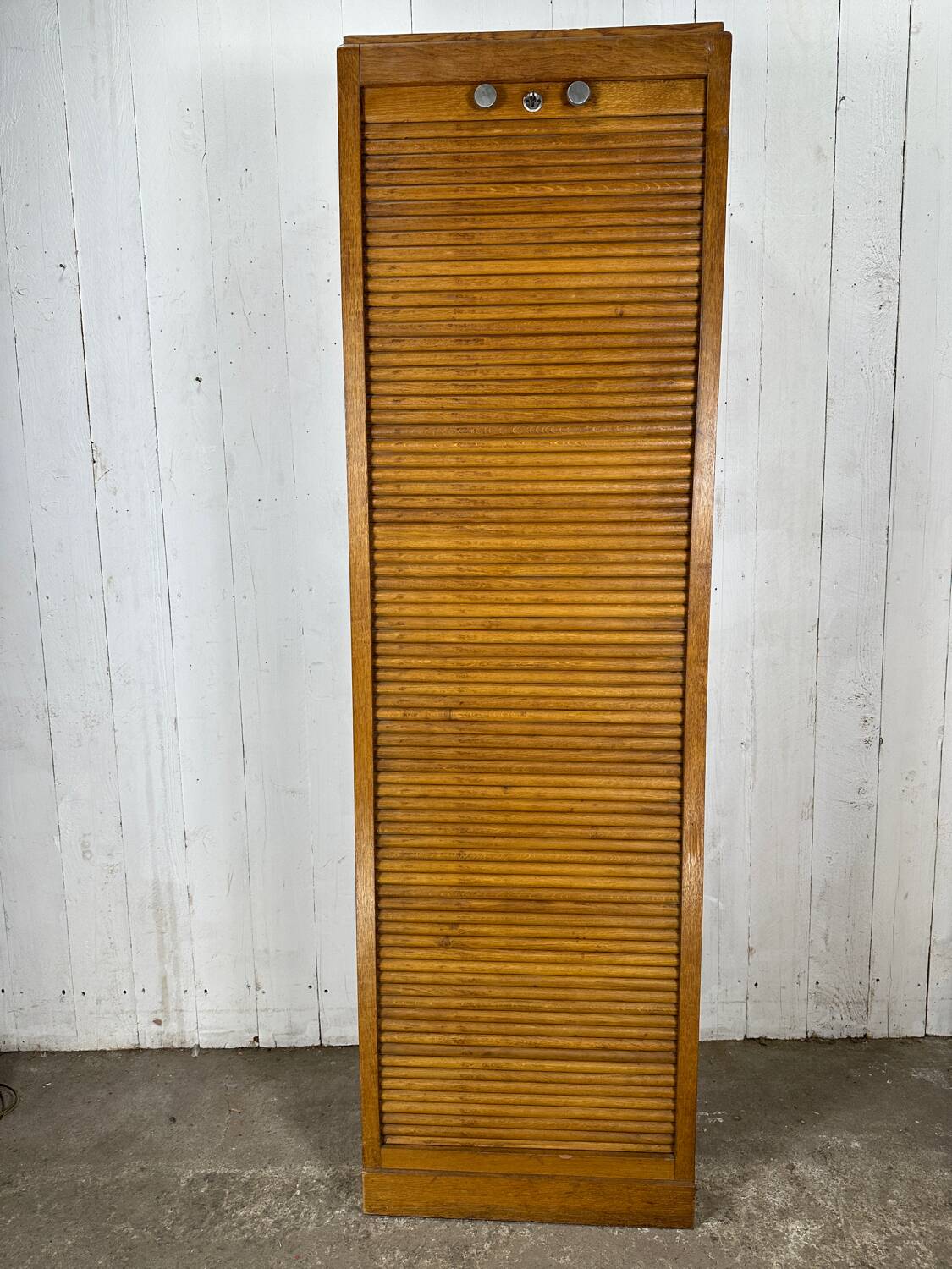 Large oak filing cabinet