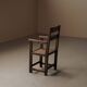 Fauteuil de montagne en mélèze et pin, vers 1900