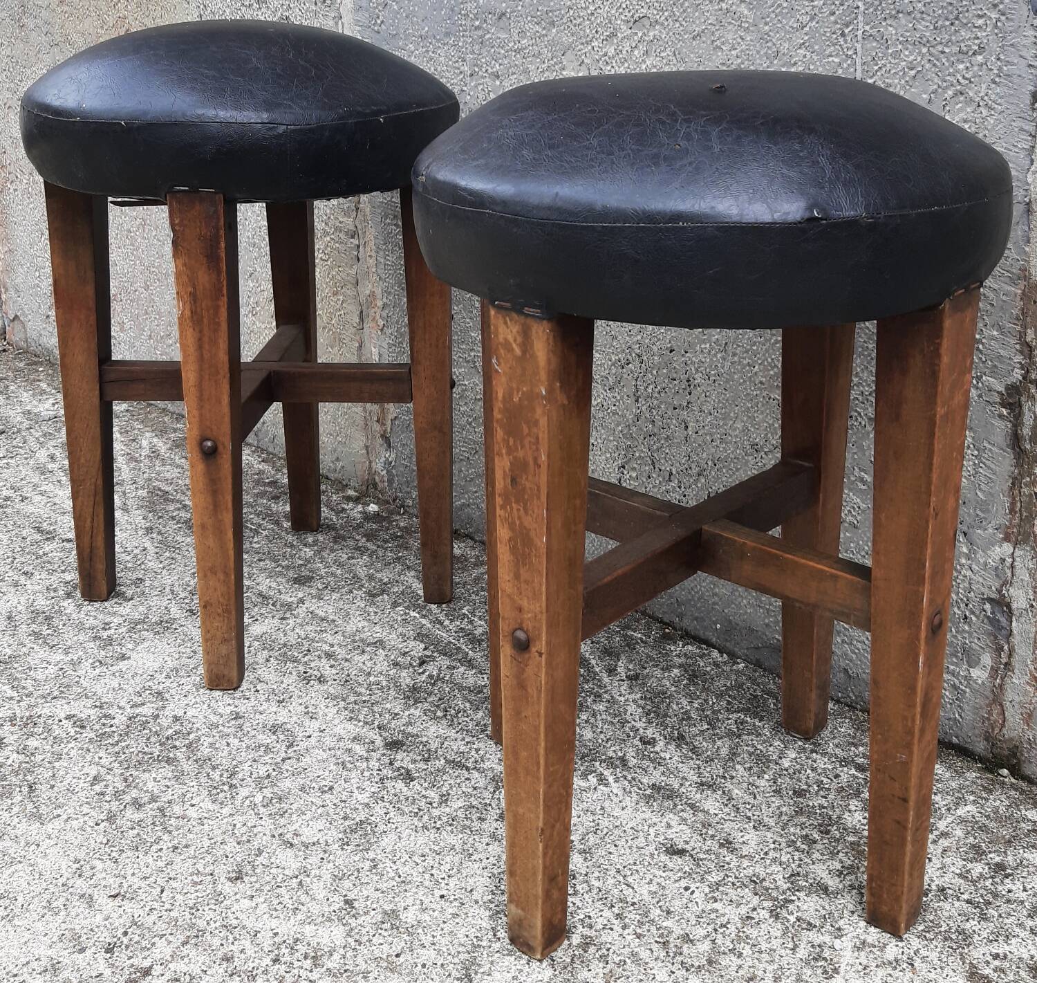 1940s bistro stool (set of 2)