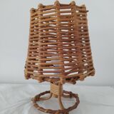 Pair of bamboo lamps