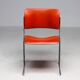 Chairs 40/4 by David Rowland - Red and Brown, Vintage 1970s, Made in the USA