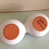 Vallauris ceramic empty pocket cup / vintage 70s