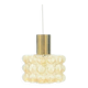 Large Mid-Century Amber Bubble Glass Ceiling Light by Helena Tynell, 1960s