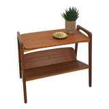 Table d’appoint en teck danois, table vintage