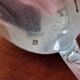 Christofle - 6 small silver-plated coffee spoons model Chrysanthèmes