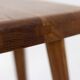 Pierre Chapo. Pair of stools in natural blond elm. 1970s.